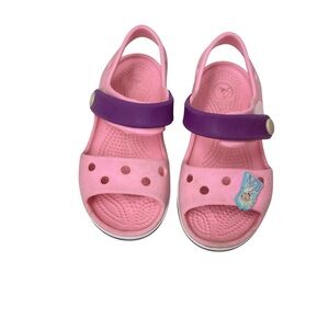 Crocs| Kids’ Bayaband Sandal Pink and Purple -Size 9
